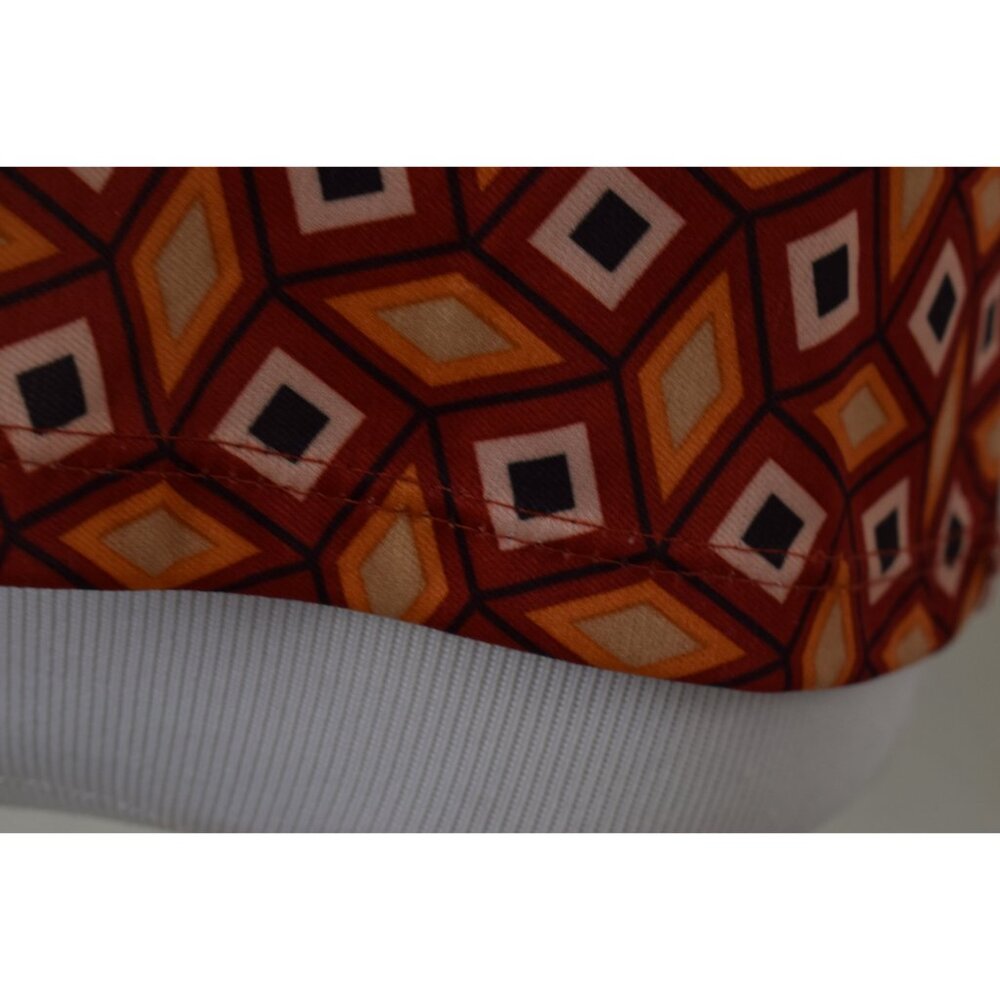 Vintage 80s Polyester Geometric Top - Picture 8 of 11